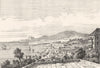 WEST INDIES. Antilles Françaises. Saint Pierre 1835 old antique print picture