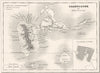 WEST INDIES. Guadeloupe et Dépendances; Inset map of La Pointe à Pitre 1835