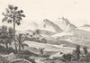 WEST INDIES. Guadeloupe. Soufrière de la Guadeloupe 1835 old antique print