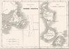 ATLANTIC OCEAN. Ile banc Terre-Neuve; IIes St. Pierre Miquelon 1835 old map