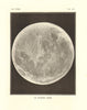 ASTRONOMY. The full Moon 1877 old antique vintage print picture