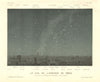 PARIS. Southern Night Sky, Midnight December 21. Winter Solstice 1877 print