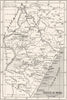 SOUTH AFRICA. Diocese of Natal; Missionary or Colonial Church work 1922 map