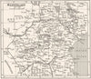 ZIMBABWE. Mashonaland; Diocese of; International Boundaries Diocesan 1922 map
