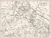 NORTH- WEST INDIA. Anglican Missionary Stations. Diocesan boundaries 1922 map