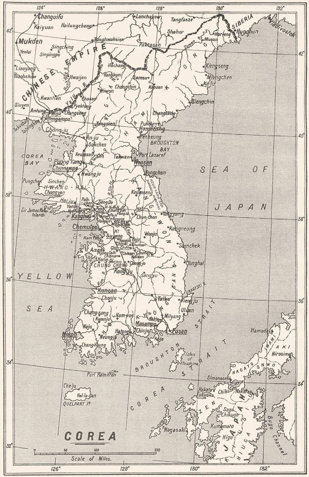 KOREA. Korea; The Chief Mission Stations. Christianity 1922 old antique map