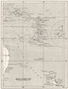 PACIFIC OCEAN. Melanesia. Dioceses 1922 old antique vintage map plan chart