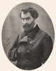 FRANCE. Portrait of  Eugène Pelletan, c.1860 1935 old vintage print picture