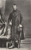 PORTRAITS. Portrait of a Czech peasant, c.1865 1935 old vintage print picture
