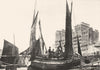 SUSSEX. Bateaux of Pêche échoués à Brighton, c.1870 1935 old vintage print