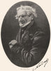 KINGS. Portrait of painter Luc-Charles Cicéri, c.1865 1935 old vintage print