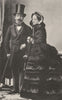 PORTRAITS. Emperor Napoléon III, Empress Eugénie, 1861 1935 old vintage print