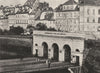AUSTRIA. Old gate at Vienna, c.1859 1935 vintage print picture