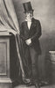 CZECH REPUBLIC. Portrait of Prince of Lobkowicz, c.1862 1935 old vintage print