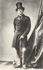 PEERS. Portrait of Lord Grandville, c.1865 1935 old vintage print picture