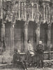 CUMBRIA. Furness Abbey, Sedilia, vers1865 1935 old vintage print picture
