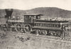 US CIVIL WAR. 1860- 1865. US Military railroad. Steam train 