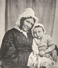 FAMILIES. The daughter of the author on the knees of her grand mother, 1843 1935