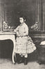 PORTRAITS. Portrait of an unknown girl, c.1865 1935 old vintage print picture