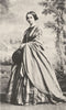 PORTRAITS. Portrait of Madame A. André 1935 old vintage print picture