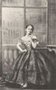 OPERA. Portrait of singer Adelina Patti, c.1862 1935 old vintage print picture