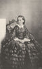 PORTRAITS. Portrait of Madame Charpine, 1861 1935 old vintage print picture