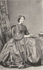 PORTRAITS. Portrait of Countess of Menon, c.1865 1935 old vintage print