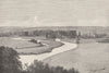 BUCKINGHAMSHIRE. Great Marlow, from Quarry woods 1901 old antique print
