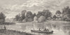 LONDON. Garrick's villa, Hampton 1901 old antique vintage print picture