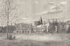 LONDON. Strawberry Hill 1901 old antique vintage print picture