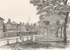 LONDON. Cambridge cottage, Kew 1901 old antique vintage print picture
