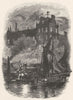 LONDON. Billingsgate- Early morning 1901 old antique vintage print picture