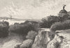 LONDON. At Purfleet 1901 old antique vintage print picture