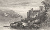 DEVON. Mouth of the Dart 1901 old antique vintage print picture