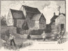 WILTSHIRE. Bradford- on- Avon church, from the North- East 1901 old print