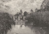 WILTSHIRE. Bridge at Limpley stoke on the Lower Avon 1901 old antique print