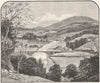 SHROPSHIRE. The Severn from Benthall Edge 1901 old antique print picture