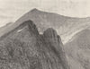 WALES. Snowdon, from Crib- goch 1901 old antique vintage print picture