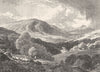 WALES. Another view in the Liedr valley 1901 old antique vintage print picture