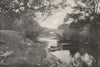 YORKSHIRE. Stainforth Bridge 1901 old antique vintage print picture