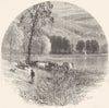 CUMBRIA. Coniston Water 1901 old antique vintage print picture