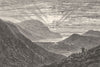 CUMBRIA. Ennerdale 1901 old antique vintage print picture