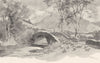 YORKSHIRE. The Cocker at Kirkgate 1901 old antique vintage print picture