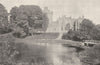 CUMBRIA. Greystoke Castle 1901 old antique vintage print picture