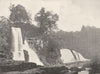 SCOTLAND. Bonnington Linn 1901 old antique vintage print picture