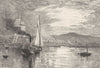 SCOTLAND. Dundee 1901 old antique vintage print picture