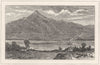 SCOTLAND. Ben and Loch Lomond 1901 old antique vintage print picture