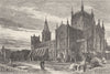 SCOTLAND. Dunfermline 1901 old antique vintage print picture