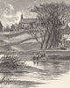 NORTHUMBERLAND. Bellingham church 1901 old antique vintage print picture