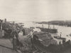 NORTHUMBERLAND. The Mouth of the Tyne 1901 old antique vintage print picture